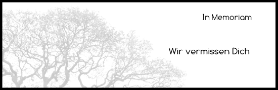 Traueranzeige von Max Muster von VRS